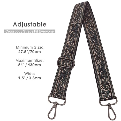 Image of Replacement Purse Strap Shoulder Strap Adjustable Crossbody Strap for Women Crossbody Wide Shoulder Bag