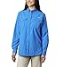 Columbia Women's Bahama Long Sleeve Shirt, Medium, Stormy Blue