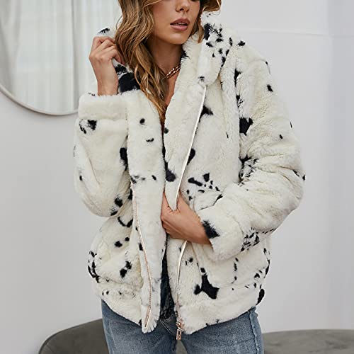 Bidobibo Leopard Jacket Women Leopard Fur Coat Women Long Vest For Women Faux Fur Shawl #TOP6