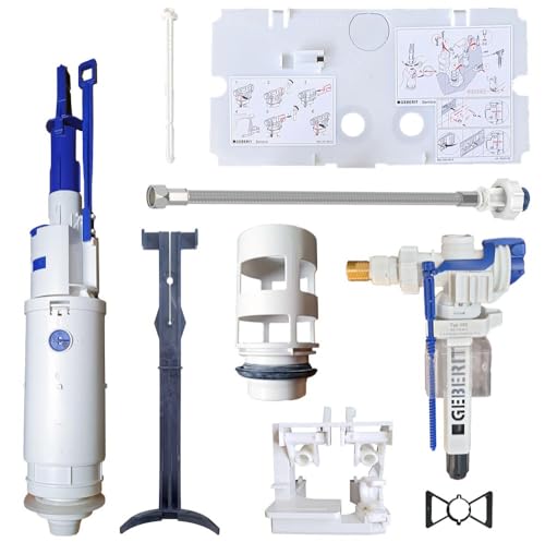 Ersatzteilset für Geberit Twinline Unterputz-Spülkasten, Bj 1997-2003, inkl. flexiblem Schlauch