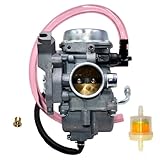 YJGZSVK Carburetor Fit For 2008-2009 Arctic Cat 250 DVX 2011-2014 Arctic Cat 300 DVX 2001-2005 Arctic Cat 300 2005-2007 Suzuki Vinson 500 LTF500F 4x4 Manual Replace Part Number 3306-881