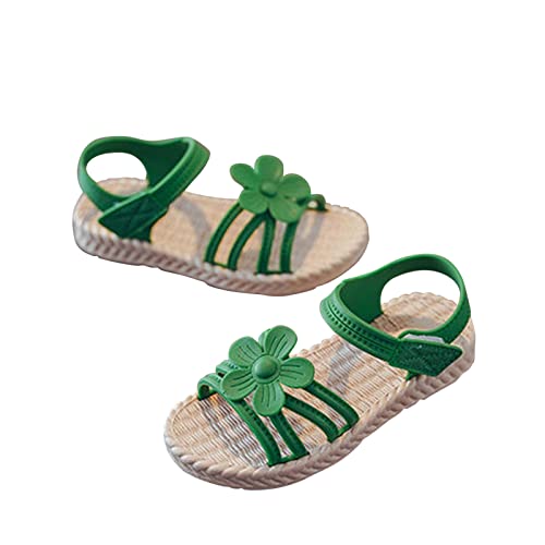 Sand N Sun Flip Flops Toddler Kids Infant Girls Soild Flower Princress Shoes Soft Slides for Toddler Girls