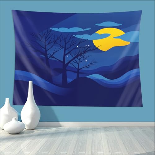 Tapisserie murale pour chambre SEEKJOYS habillage mural esthétique tissu 127x152