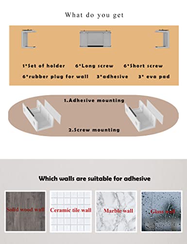 Image of Under desk laptop drawer with adhesive and screw for MacBooks, keyboard, routers, modems, cable box, network switch and more (White)