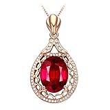 ❤Schmuck aus 18K Rosegold hat nicht nur einen wertvollen Goldwert, sondern auch eine reine Farbe, die Edelsteine ​​und Diamanten brillanter strahlen lässt. Sehr angenehm zu tragen.
