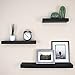 Ballucci Block Floating Wall Ledge, 12", 16", 24", Set of 3, Black