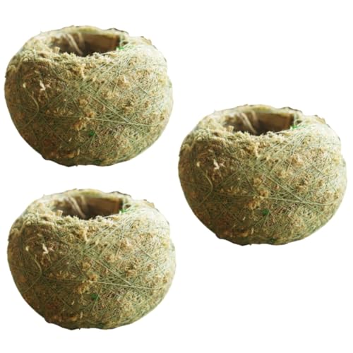 Sosoport 15piezas Macetas De Musgo Natural para Decoración De Hogar para Plantas y Flores Estilo Único y Atractivo