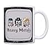 Funny Science Gifts Heavy Metals Periodic Table Gift Coffee Mug Tea Cup Black