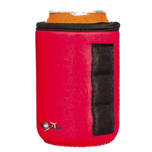 Enfriador de latas de cervezas y refrescos - Funda de neopreno con imanes para botellas - Funda para enfriar latas -...