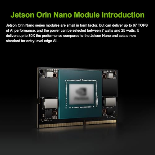 Image of Yahboom Jetson Orin Nano 8GB Super Development Board, Jetson Aluminum Case, AI Large Model Voice Module, Python Programming