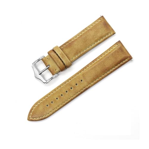 Bande de montre en cuir 20 mm 22 mm bracelet de remplacement bleu noir avec boucle