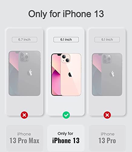 Image of Mobile Back Cover Case for iPhone 13 (Silicone Case|CameraProtection|Black SC1510)