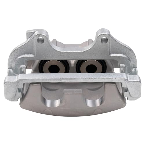 Image of TRQ Front Brake Caliper Set Zinc Coated Brackets Compatible with 2012-2020 Chrysler 300 Dodge Challenger Charger