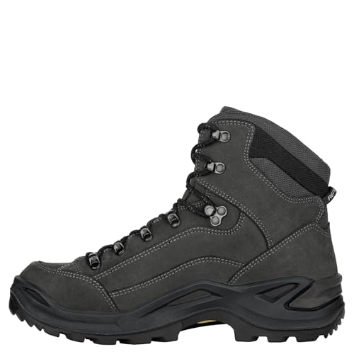 LOWA Stiefel mittel RENEGADE GTX MID anthrazit/stahlbla, 44