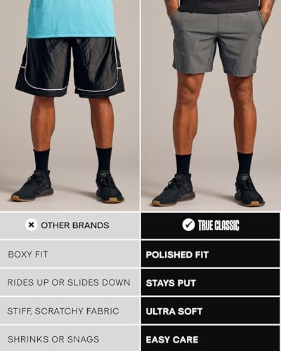 True Classic Mens Shorts – Gym Shorts for Men, Quick Dry Novelty Mens Athletic Short & Sweat Short for Workout and Running4