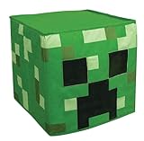 Minecraft Creeper Block Head Costume Headpiece, Official Minecraft Costumes, Single Size Kids Costume Accessory