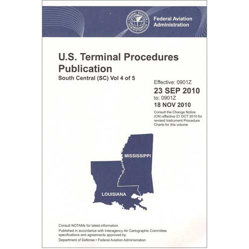 FAA Charts IFR Terminal Procedures South Central Vol 4