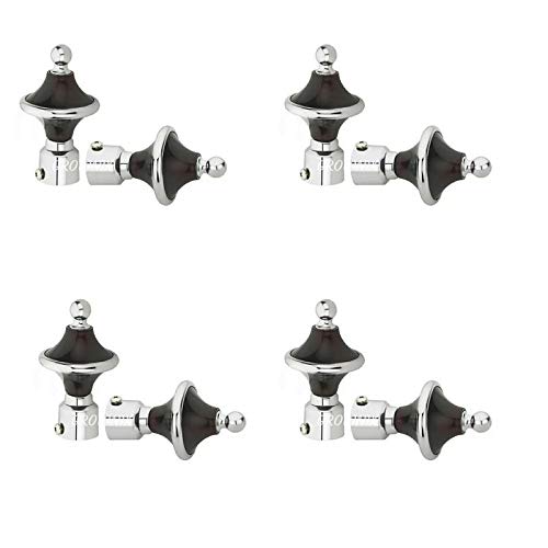 Buy Grownix Curtain Finials with Supports Pack of 8 Pcs (Finials 4