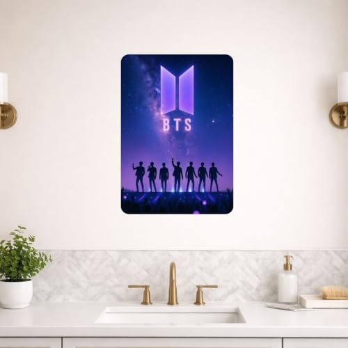 Image of Zesta Bathroom Decor Items Washroom Decor Tin Sign | Aesthetic Posters Wall Poster for Bedroom | Magnetic Cafe Decoration Items /Restaurant Decorations Items | Quirky Home Decor Bar Accent (BTS)