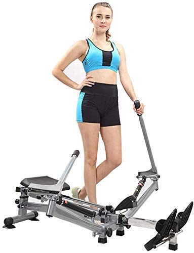 Image of Foldable Abdominal Bench Sit-Up Exerciser Abdominal Twister Trainer Workout Equipment Machine Workout Home Gym with Rowing Machine