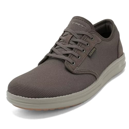 Image of 1TAZERO Wide-Shoes for Men Toe-Box Walking - Extra Wide Width Barefoot Orthopedic Shoes for Men Casual Shoes with Arch Supprot