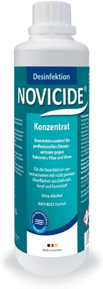 Novicide Desinfektion Konzentrant, Fungicide & Virucide desinfectant Solution, 500 ml (Packaging may vary)