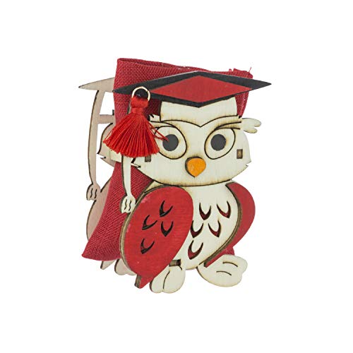 Confezione 20 PEZZI, BombonieraScatola Legno Gufo...