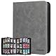 JoyHood Top Loader Binder - 9 Taschen Sammelkarten Album - Halten 252 Top Loaders, Top Loader Album für Sammelkarte und Sportkarten（Grey, 9 Taschen）