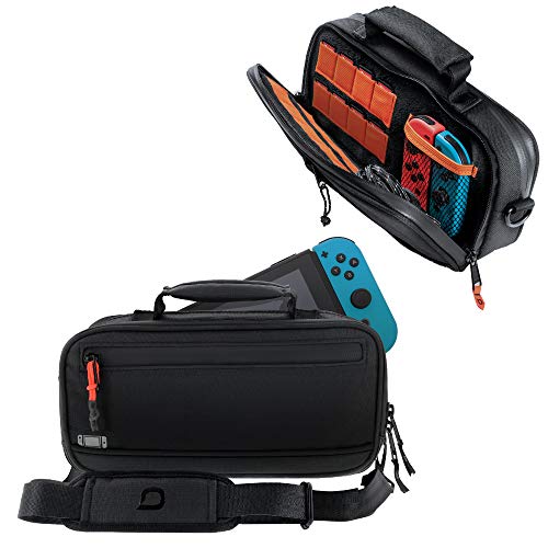 Bionik Commuter Travel Bag: Compatible with Nintendo Switch, 18 Game Slots, Joy...