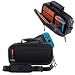Bionik Commuter Travel Bag: Compatible with Nintendo Switch, 18 Game Slots, Joy Con Pocket, Durable Canvas Exterior, Soft Plush Interior, Removable Shoulder Strap, Backpack Attachable, YKK Zippers