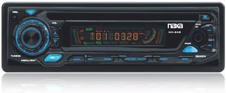 Naxa NX-648 In Dash 250 Watt CD MP3 Player AM/FM Car Stereo Receiver