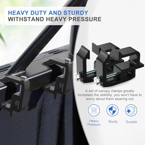 Moveland TRUCKCLAMPS-6PCS Camper Shell Clamps - Heavy Duty Truck Cap Clamps thumb #2