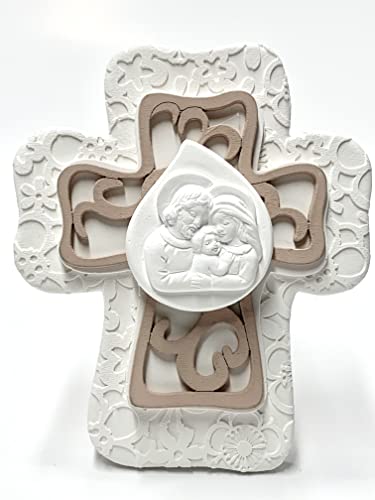 Generico Bomboniera Croce con Icona Simbolo Sacra