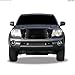 R&L Racing 05 06-10 Compatible with Toyota Tacoma Black Horizontal Style Front Hood Bumper Grill Grille Abs