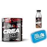 ProCell | PACK CREACORE 300gr + Batido WHEYCORE + Pastillero REGALO | Proteina Whey concentrada | Gana masa muscular, proteina en polvo | Creatina monohidrato 200 mesh |