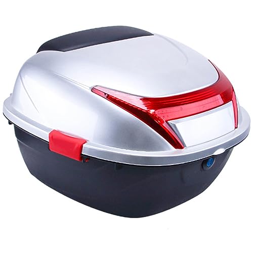 Top case moto pour vos balades coffre de rangement bleu