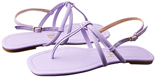 Sandália Rasteira Roxo My Shoes