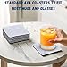 A&A Wonders Premium Felt Coasters for Drink, Two-Tone Reversible, Absorbent Felt Protects Furniture, Table, Anti Slip, Suitable for Drinks & All Table Types (Light Gray/Dark Gray, Square 6 Pack)