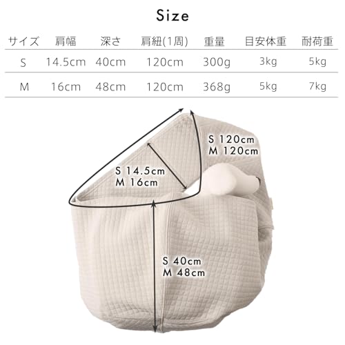 moncheri『グラフチェックドッグスリング』