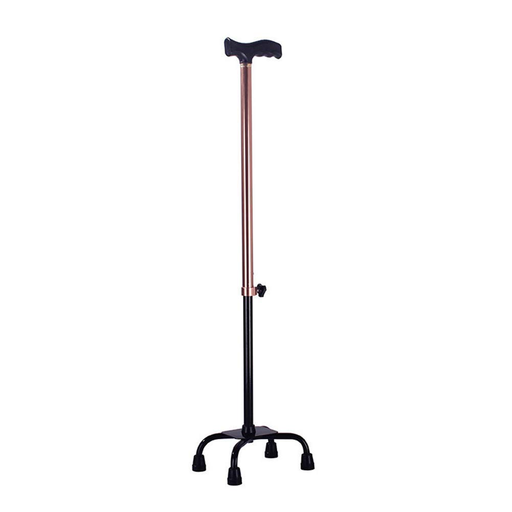 Adjustable Quad Cane Walking Stick for Men and Women Lightweight Comfortable Left and Right Hand Grip for Stability Support Klaury Travel aid FAYGZ