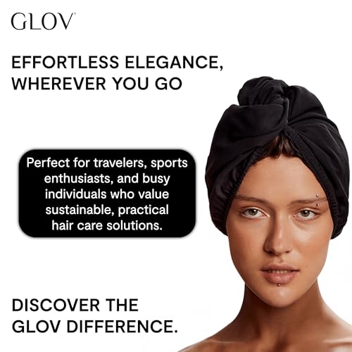 GLOV Hair Plopping Towel Towel Handtuch für für aus Saugfähiges für Schnelles Schnelles und Frizzreduktion Ideal für Die Curly Girl Methode Geeignet Alle Haartypen und Längen