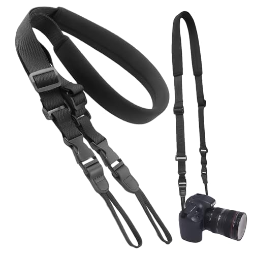 Rbleote Tracolla Fotocamera, 1 Pezzo Tracolla Macchina Fotografica, Camera Strap Regolabile Per Fotocamere Dslr/Slr Canon Nikon Sony Fujifilm Olympus, Cinghia Fotocamera