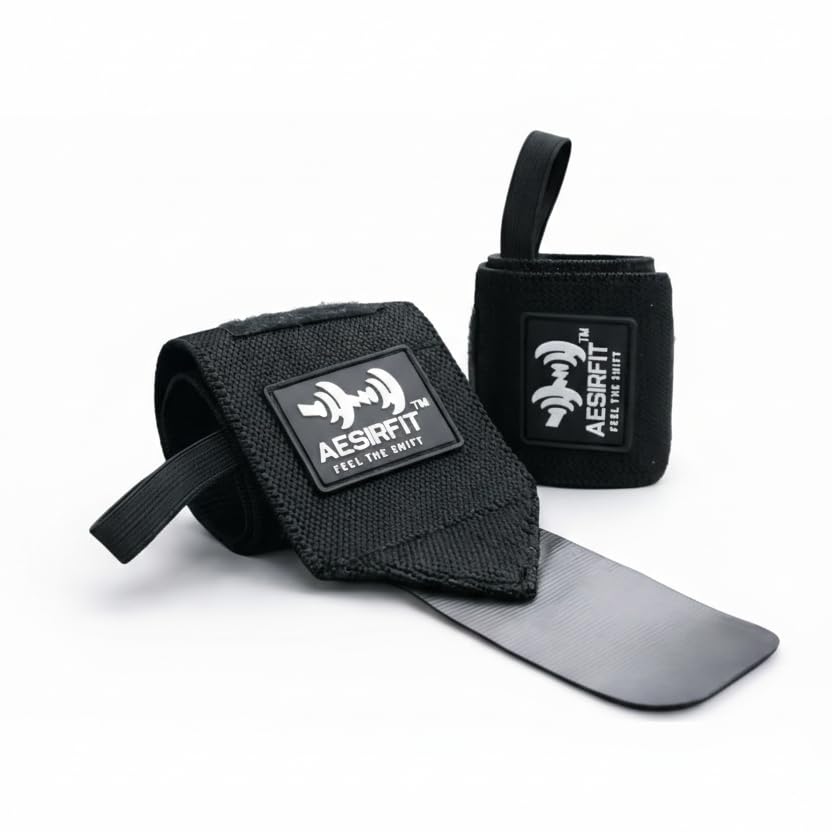 Image of Wrist Wraps for Gym & Weightlifting - Wrist Band & Wrist Strap for Gym Workout, Wrist Support for Men & Women | Wrist Band for Man, Breathable Non-Slip Hand Band for Powerlifting & Crossfit