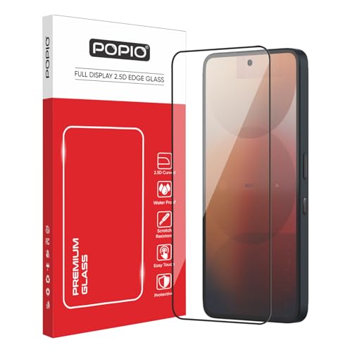 Image of POPIO Military-Grade Gorilla Tempered Glass For Nothing Phone 3A / 3A Pro | 9H Hardness, Edge-to-Edge, Bubble-Free