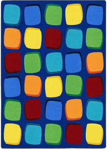 7 ft. 8 in. x 10 ft. 9 in. Seat Yourself Children Area Rug Multi Color