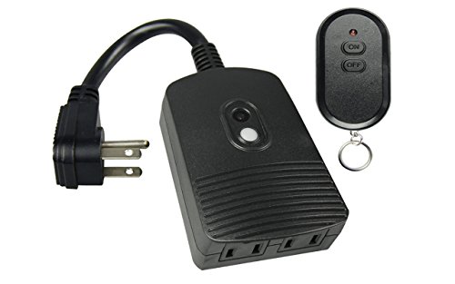 HomeHopes Wireless Remote Control Outlet, Light Remote Control Wireless, Outlet Remote Control Outdoor