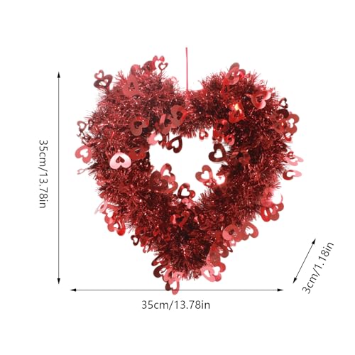 Couronne de Saint Valentin haut de gamme design cœur pour réception d'exception - 6