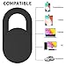 Trobing Webcam Cover, 3 Pack 0.03 inch Ultra Thin Laptop Camera Cover Slide Blocker Compatible for Computer Tablet Phone MacBook Air/Pro iPhone iMac iPad Surface Pro Echo Show (Black)