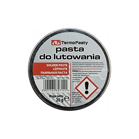 New Flux Soldering Paste in The 20g Tin for Electronics SMD Plumbing DIY etc UK - Soldering Materials & Accessories - Application: Soldering Copper Silver Zinc and Nickel Plated Components Cover