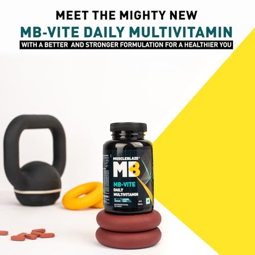 MuscleBlaze MB-Vite Daily Multivitamin (60 Tablets) | With 51 Ingredients & 6 Blends, Vitamins & Minerals, Prebiotic & Probiotics, Amino Acid Blends | For Energy, Stamina &... - Image 4